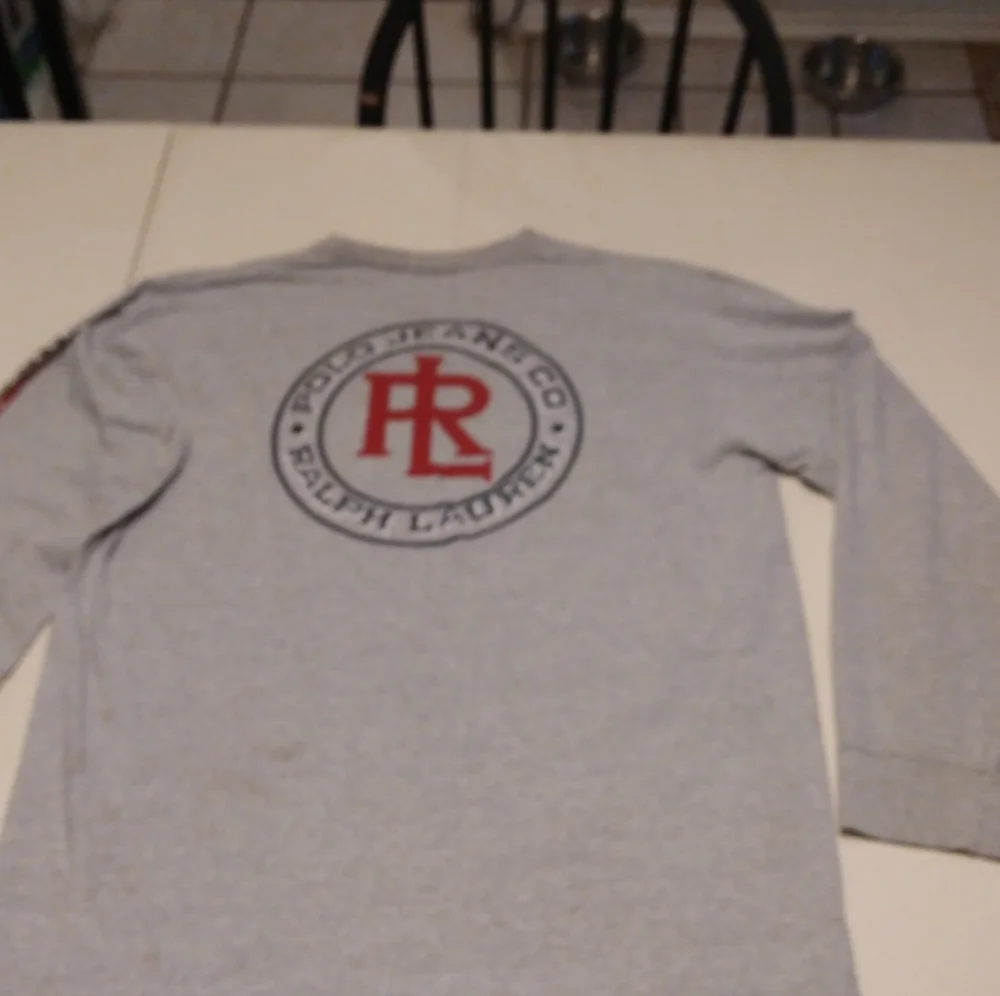 Polo Jeans mens gray long-sleeved t-shirt size XL - Picture 3 of 4